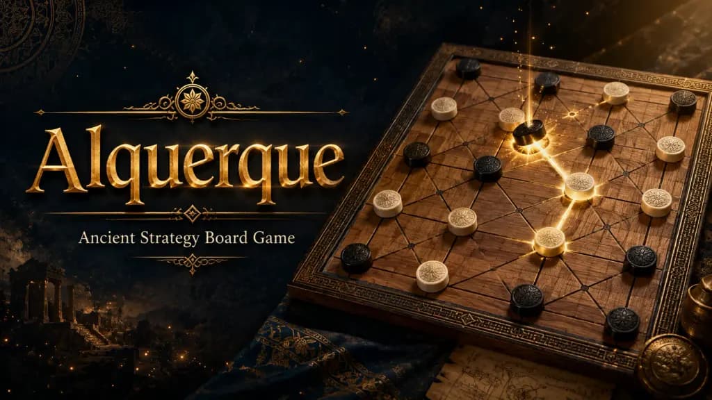Alquerque — screenshot of the browser game