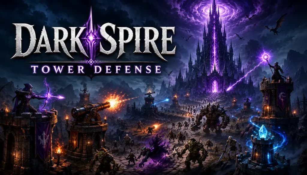 Dark Spire — screenshot of the browser game