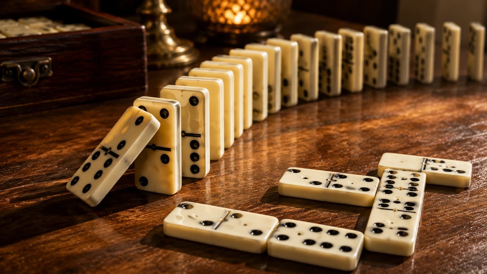 Dominoes — screenshot of the browser game