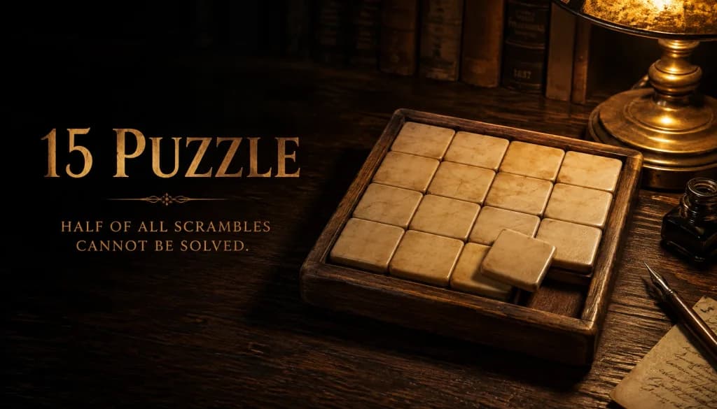 15 Puzzle — screenshot of the browser game