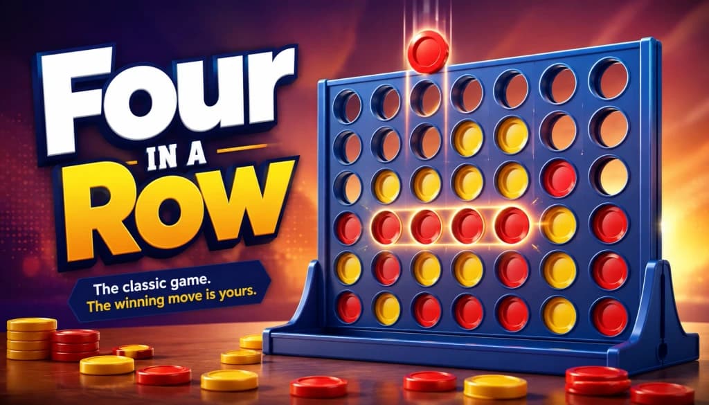 Four in a Row — screenshot of the browser game
