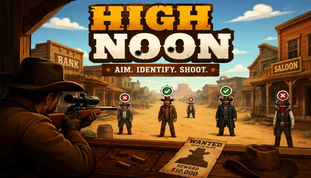High Noon — screenshot of the browser game