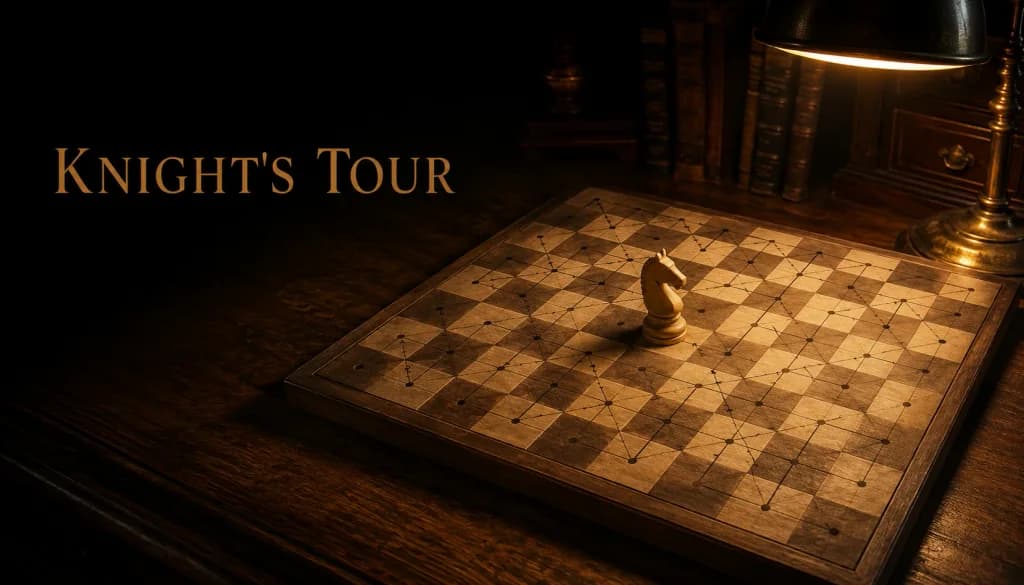 Knight's Tour — screenshot of the browser game