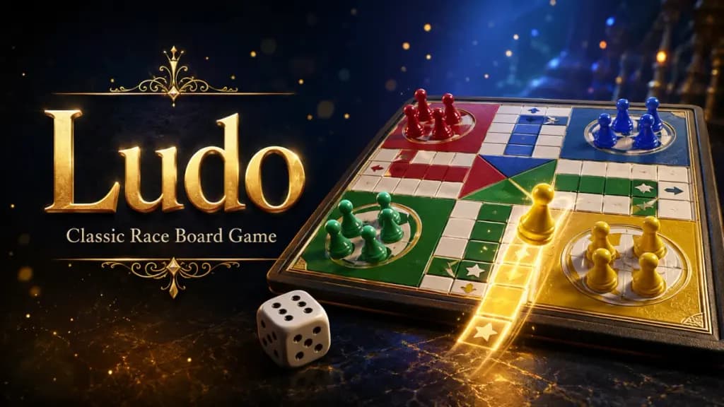 Ludo — screenshot of the browser game