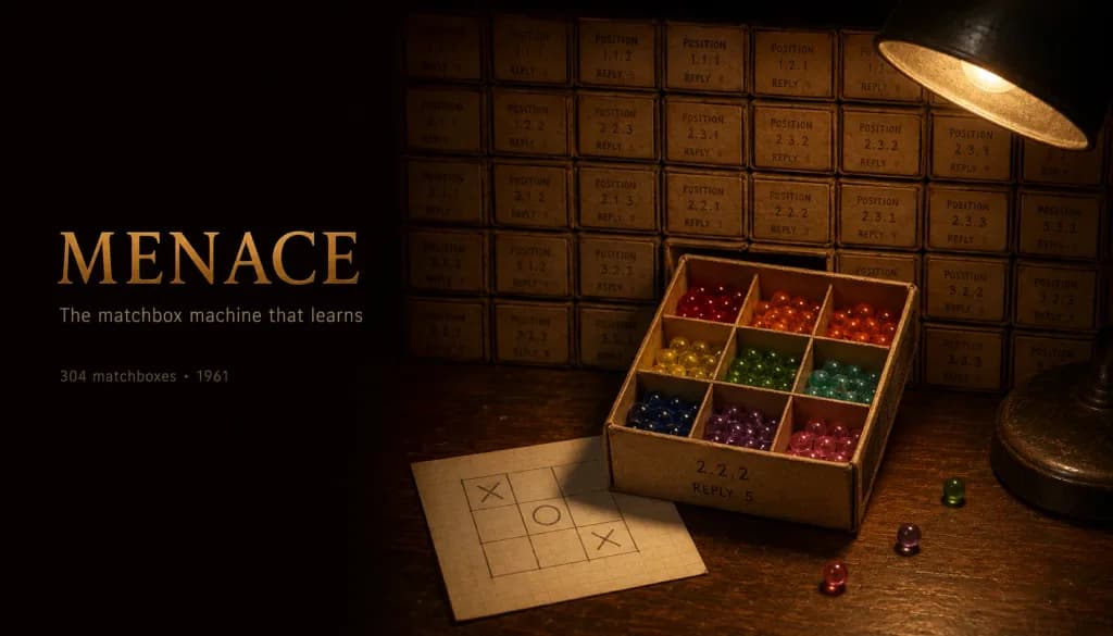 MENACE — screenshot of the browser game