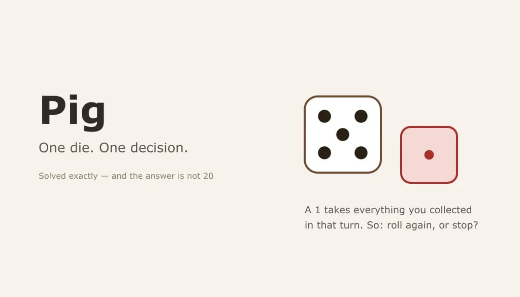 Pig — screenshot of the browser game