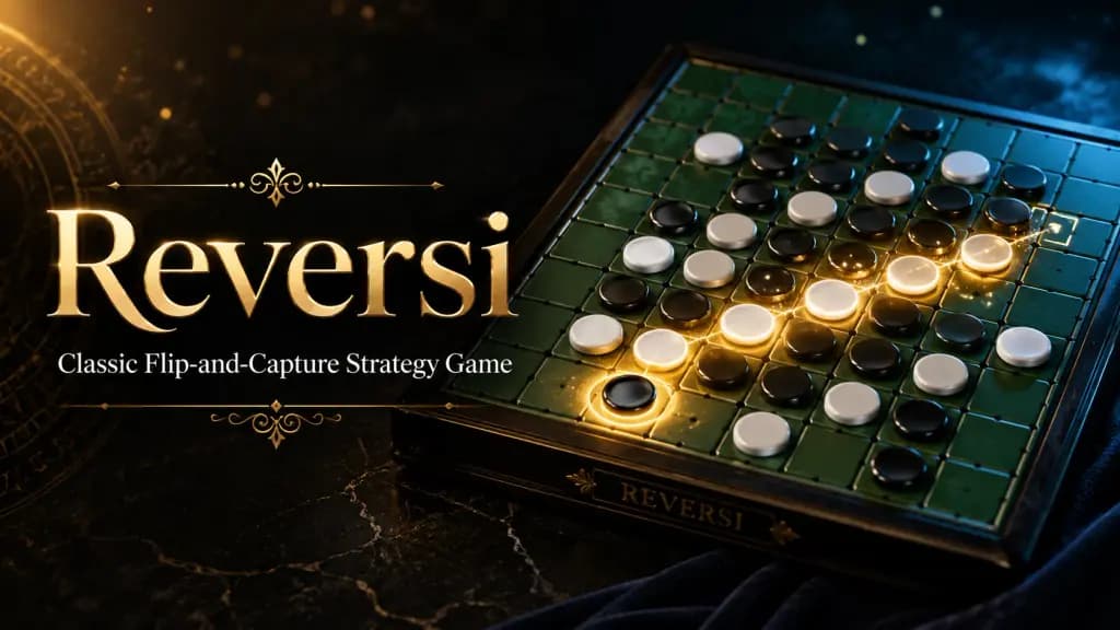 Reversi — screenshot of the browser game