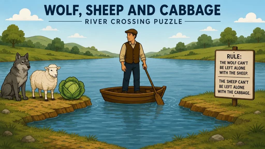 River Crossing — screenshot of the browser game