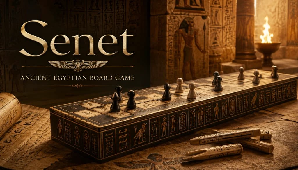 Senet — screenshot of the browser game