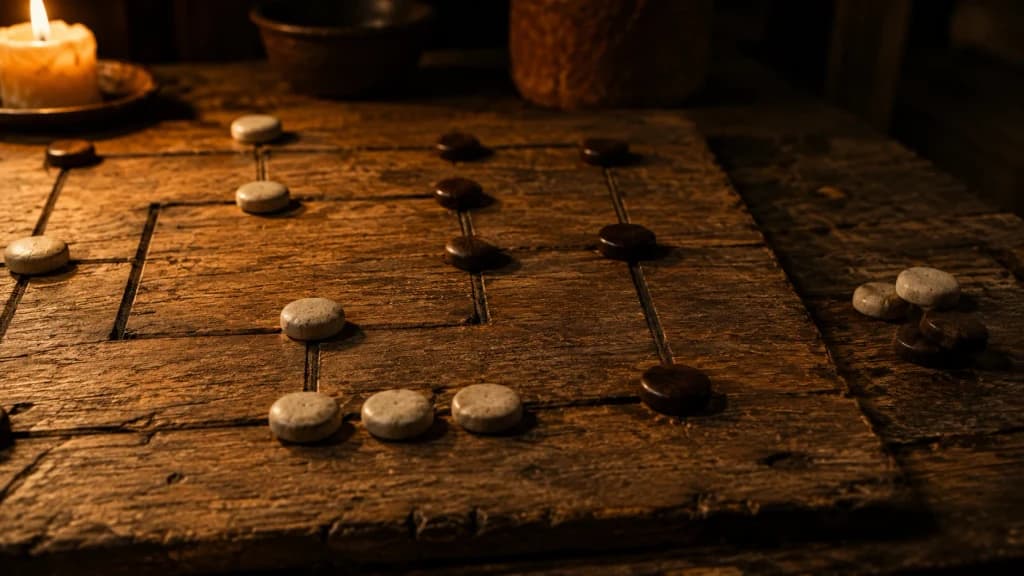 Six Men's Morris — screenshot of the browser game
